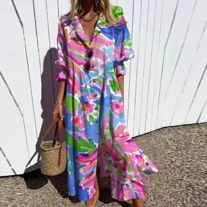 Luciana | Abito Maxi Boho Leggero