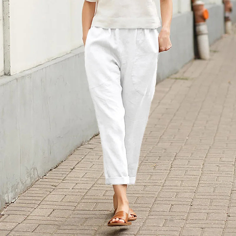 Isadora | Pantaloni Ampi con Tasche
