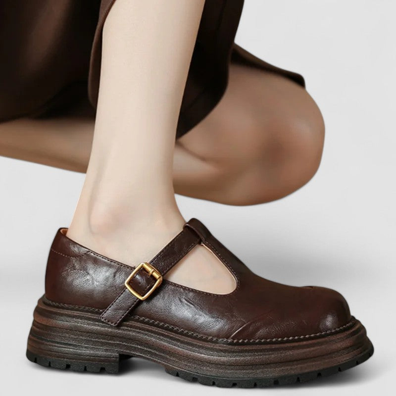 Patrizia | Scarpe Mary Jane Vintage con Cinturino a T