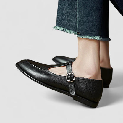 Ilaria | Scarpe Mary Jane con Punta Arrotondata