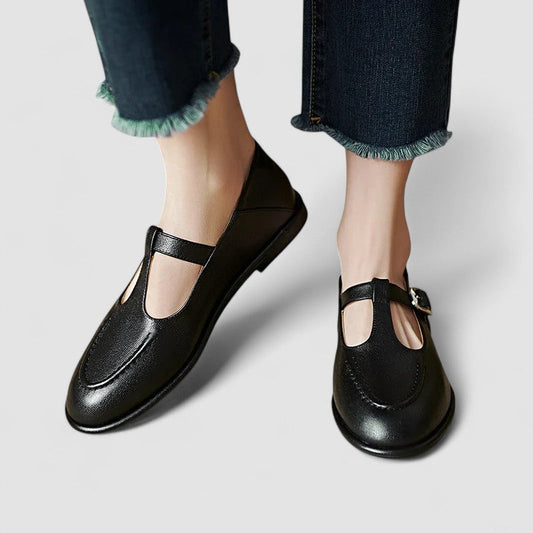 Ilaria | Scarpe Mary Jane con Punta Arrotondata