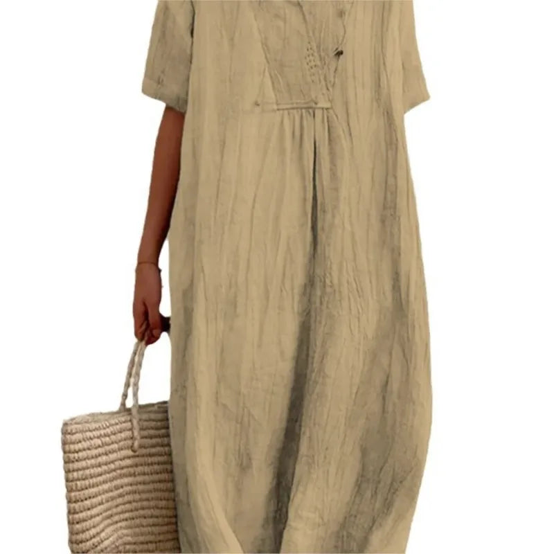 Caterina | Abito Maxi Morbido con Texture