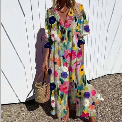 Luciana | Abito Maxi Boho Leggero