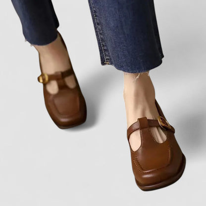 Caterina | Scarpe Mary Jane con Tacco Basso