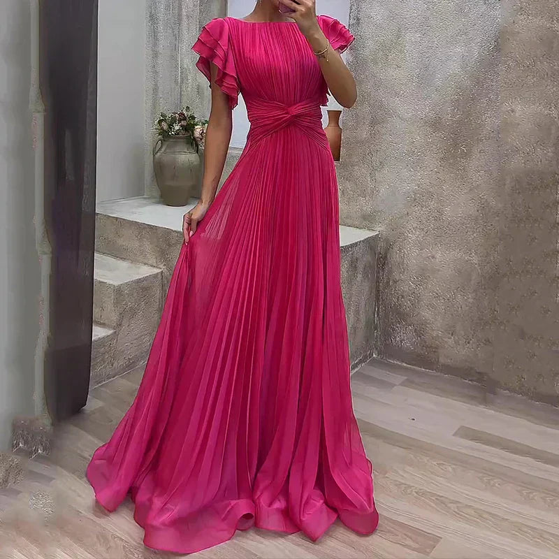 Anna | Abito Elegante da Sera Plissettato