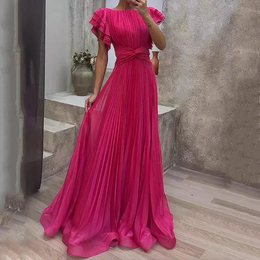 Anna | Abito Elegante da Sera Plissettato