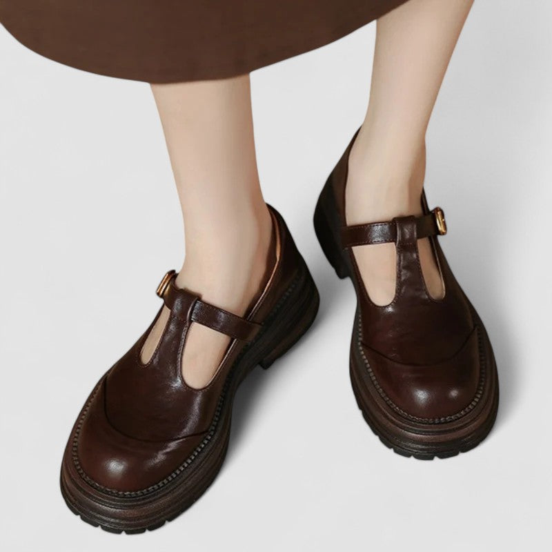 Patrizia | Scarpe Mary Jane Vintage con Cinturino a T