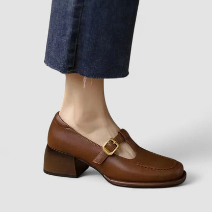 Caterina | Scarpe Mary Jane con Tacco Basso