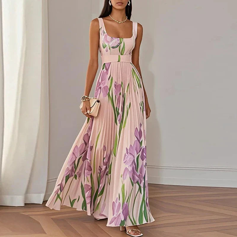 Gabriella | Abito Maxi Svasato Floreale