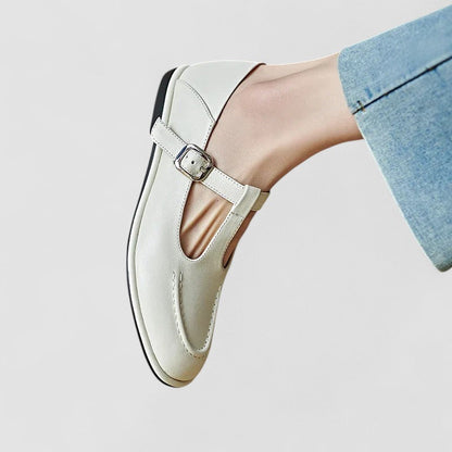 Ilaria | Scarpe Mary Jane con Punta Arrotondata