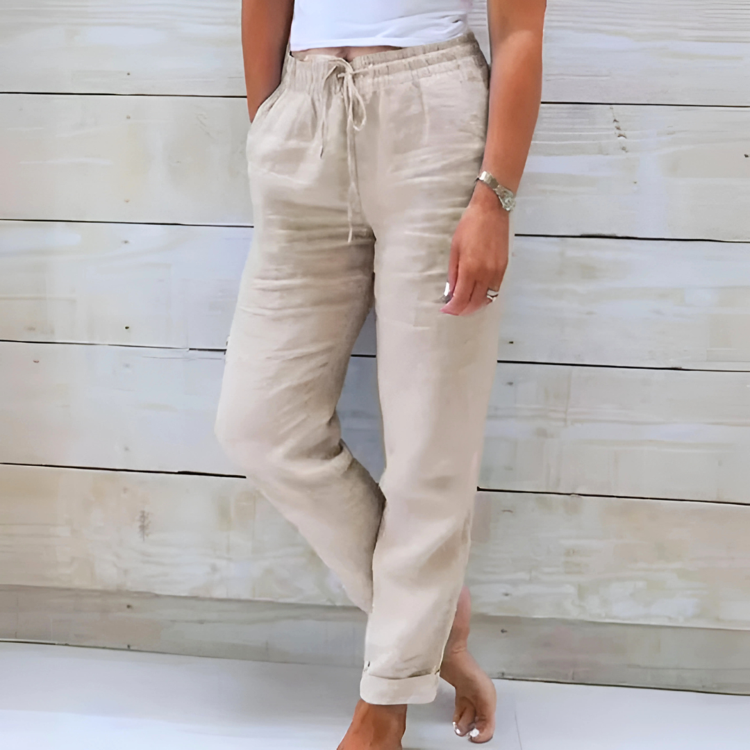 Rita | Pantaloni Comodi con Coulisse