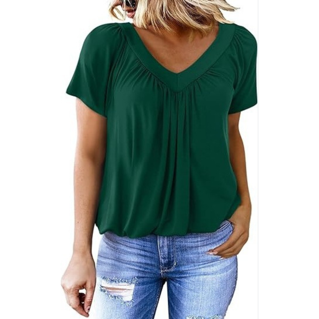 Patrizia | Top Casual con Scollo a V