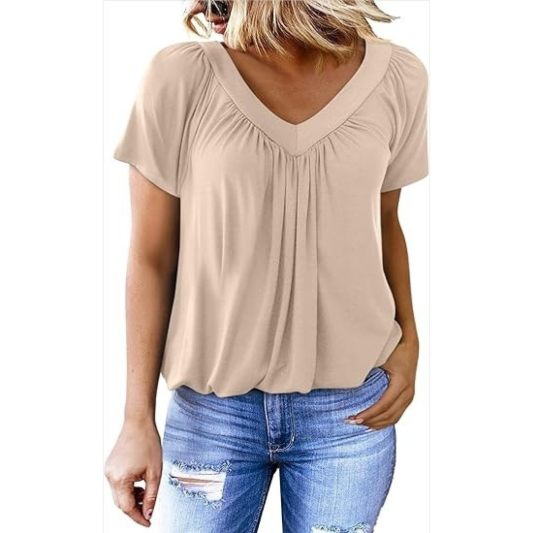 Patrizia | Top Casual con Scollo a V