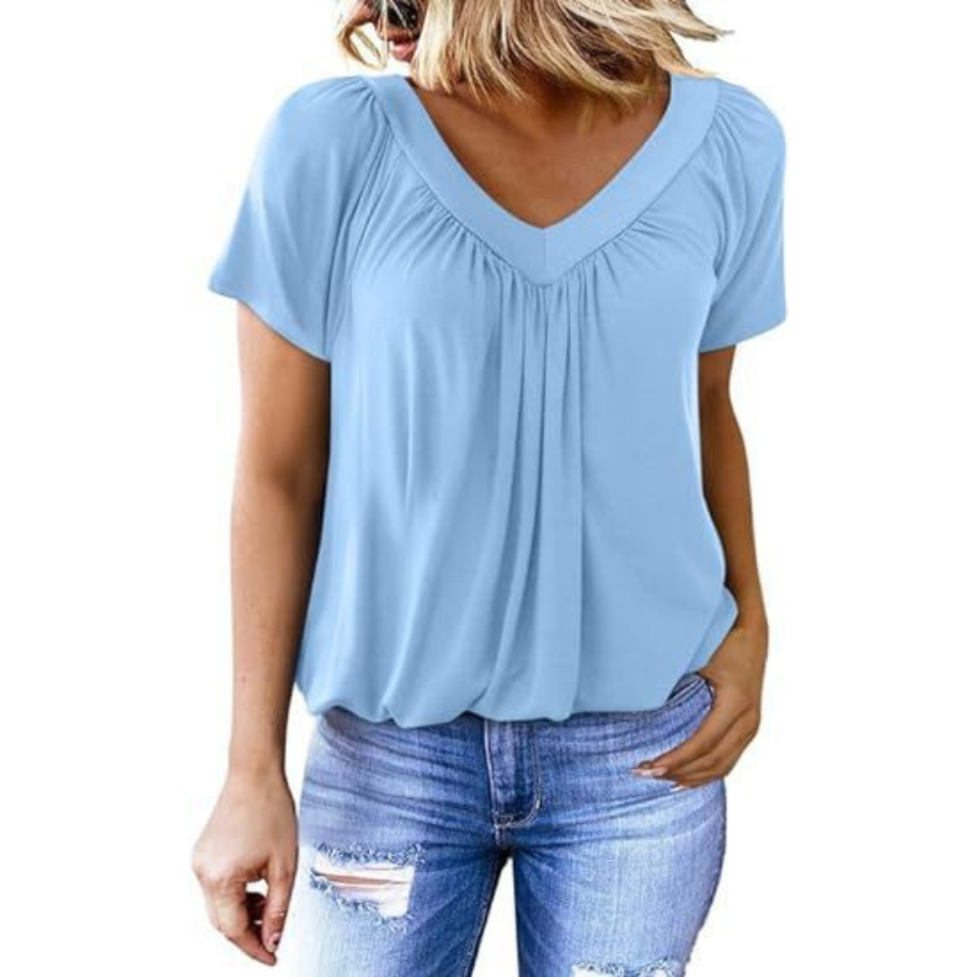Patrizia | Top Casual con Scollo a V