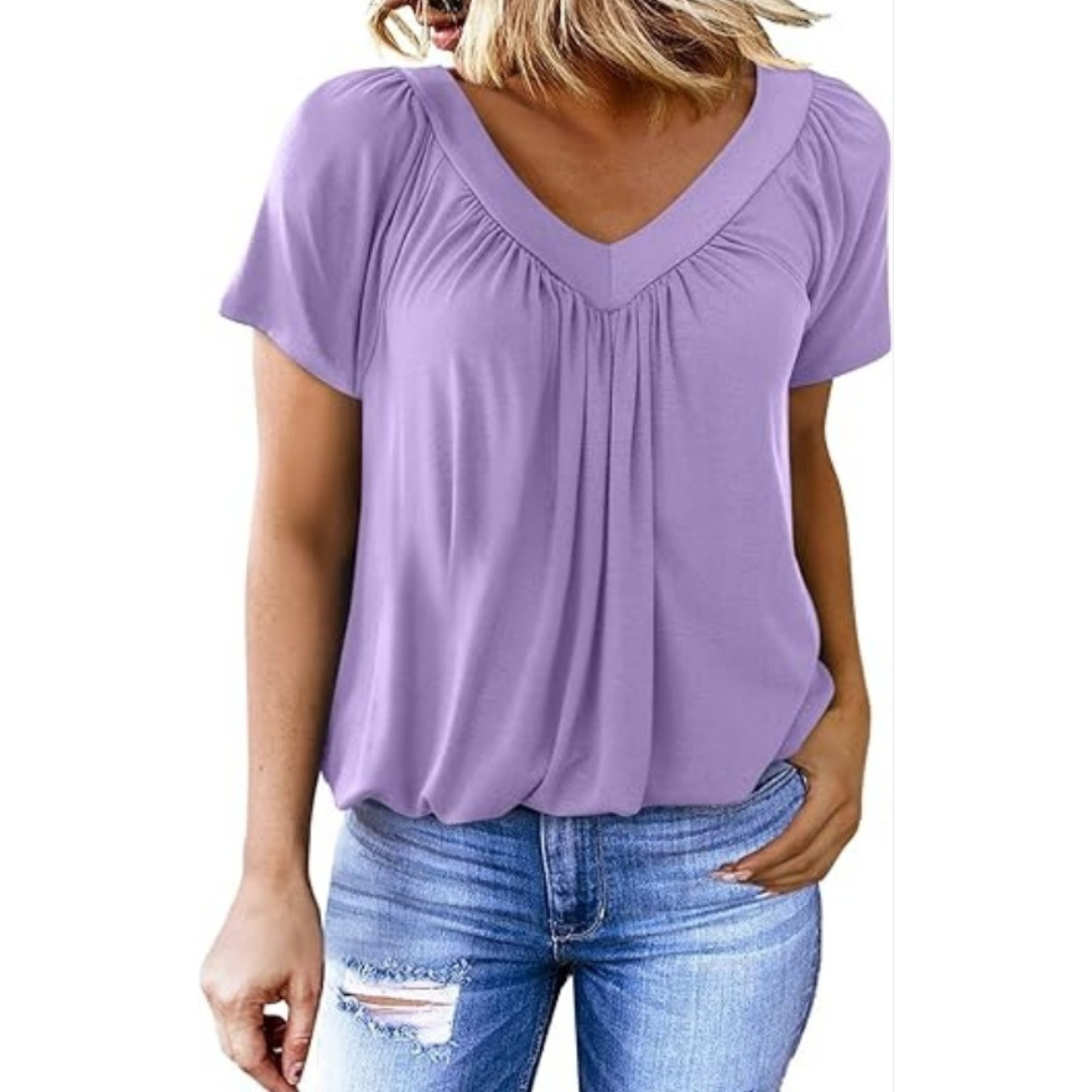 Patrizia | Top Casual con Scollo a V