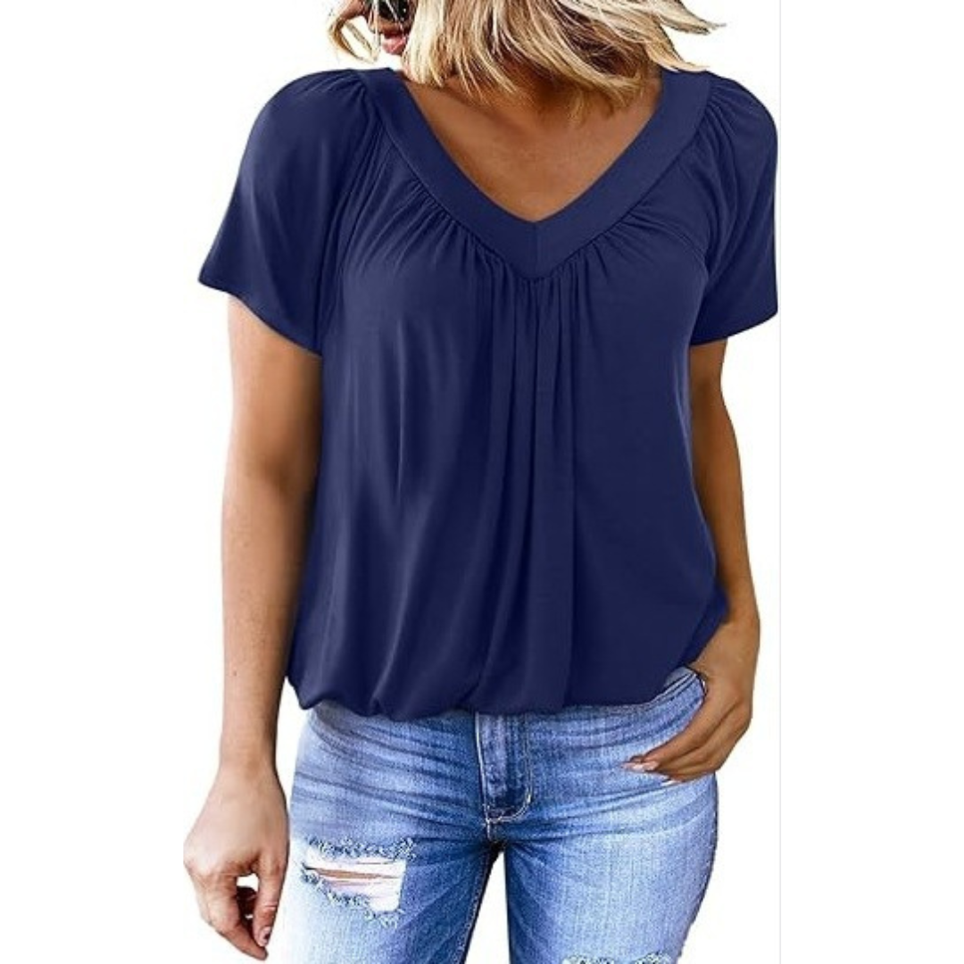 Patrizia | Top Casual con Scollo a V