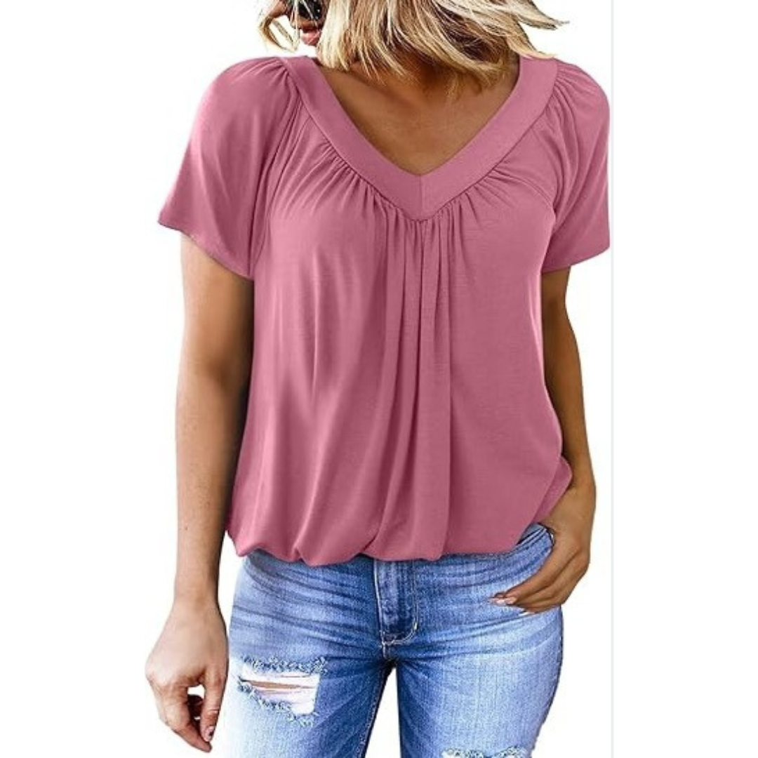 Patrizia | Top Casual con Scollo a V