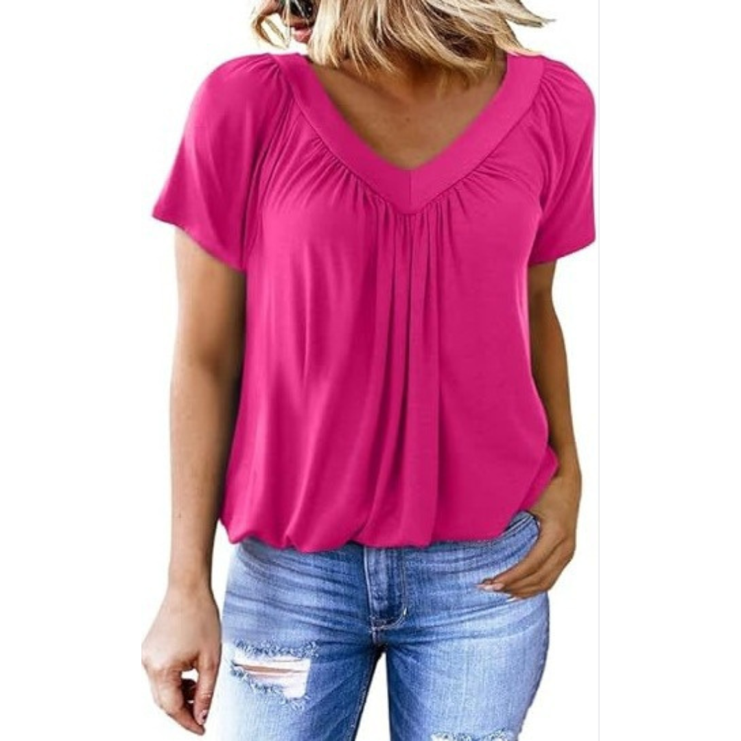 Patrizia | Top Casual con Scollo a V