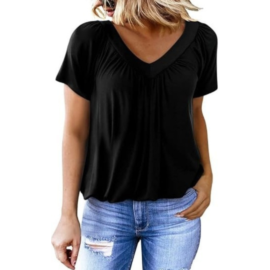 Patrizia | Top Casual con Scollo a V