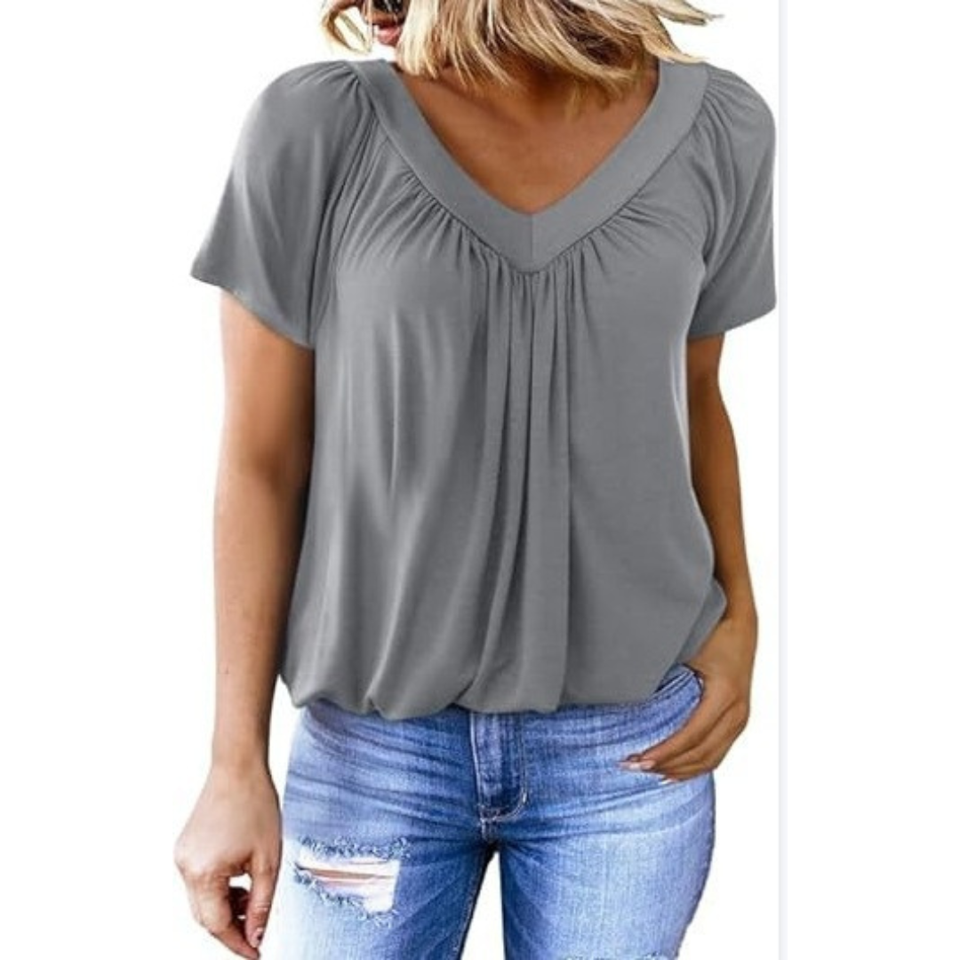 Patrizia | Top Casual con Scollo a V