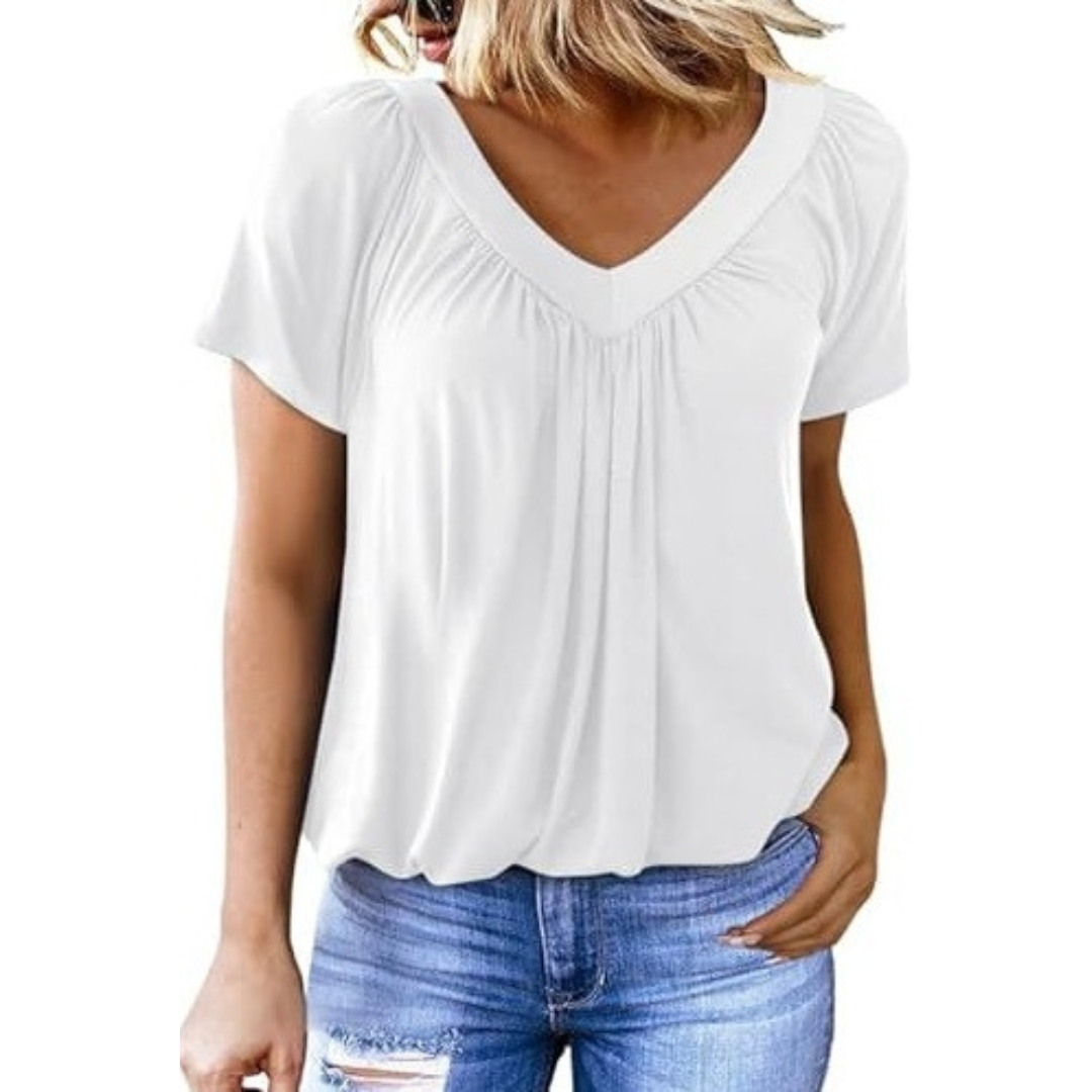 Patrizia | Top Casual con Scollo a V