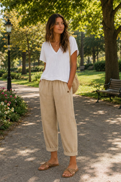 Nicole | Pantaloni Fluidi Comfort
