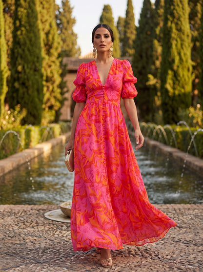 Gaia | Abito Elegante in Seta Essenziale