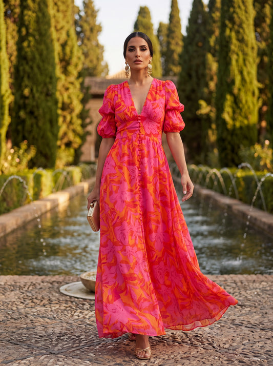 Gaia | Abito Elegante in Seta Essenziale