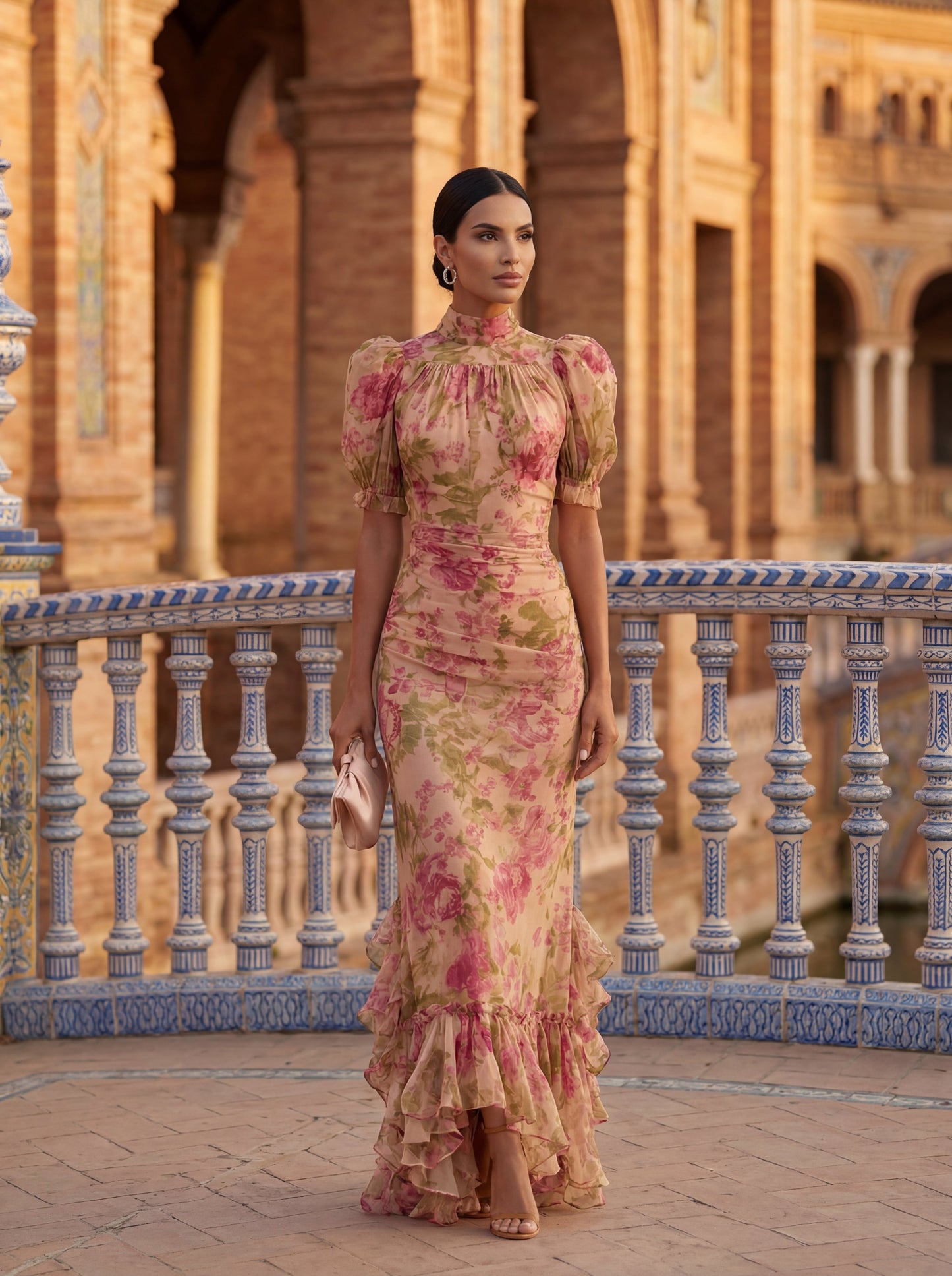 Monica | Abito Elegante in Seta