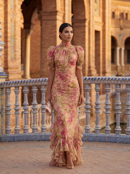 Monica | Abito Elegante in Seta