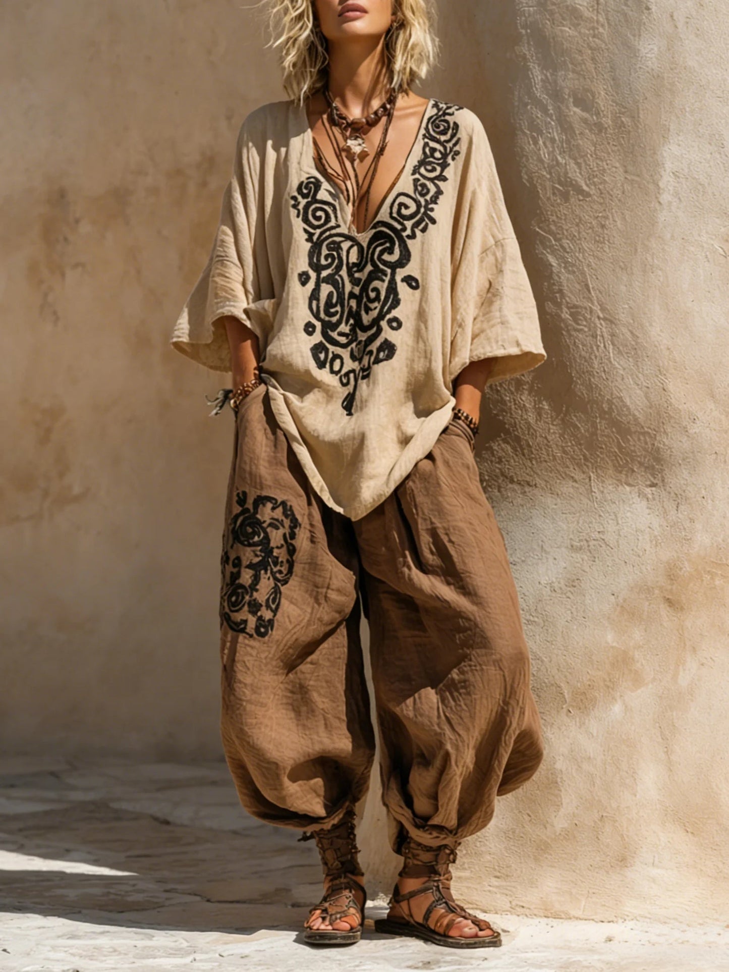 Alessandra | Completo Tre Pezzi Boho