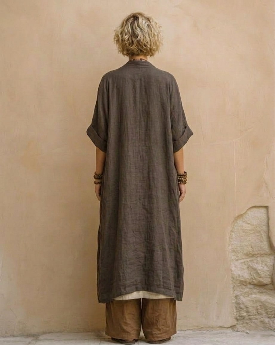 Rosanna | Completo Tre Pezzi in Tessuto Naturale