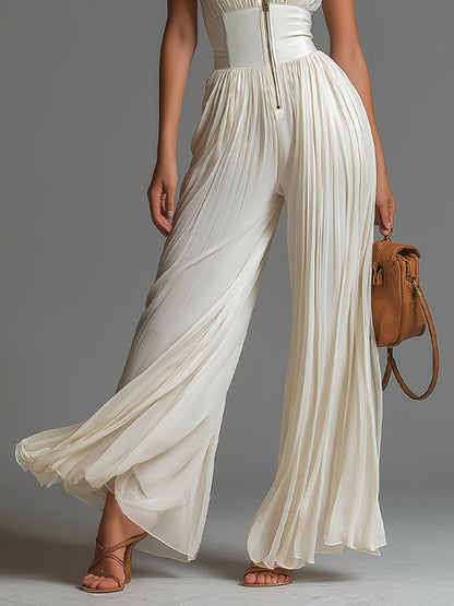 SHOPIA - Essential Jumpsuit Weiß