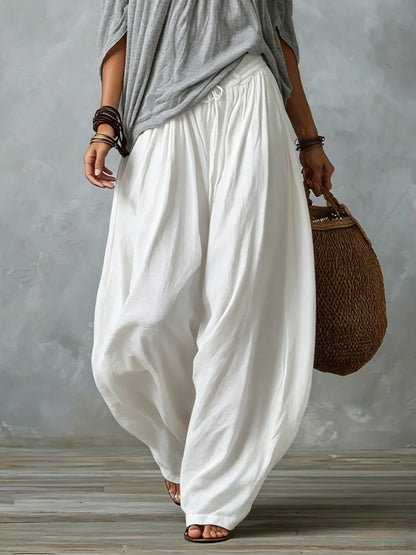 Veronica | Completo con Top a Spalle Scoperte e Pantaloni Lanterna