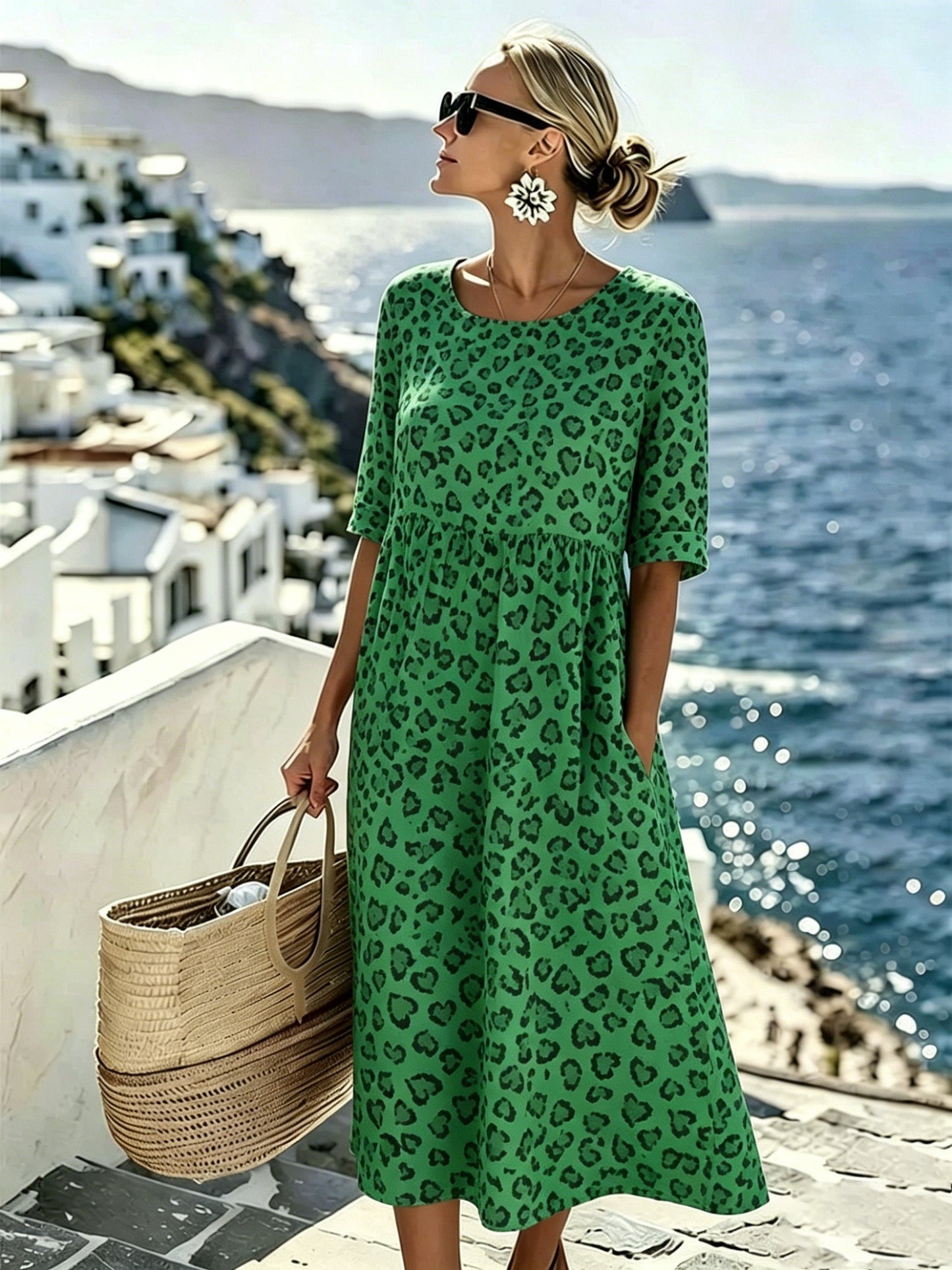 Serafina | Abito Midi Brezza Paisley