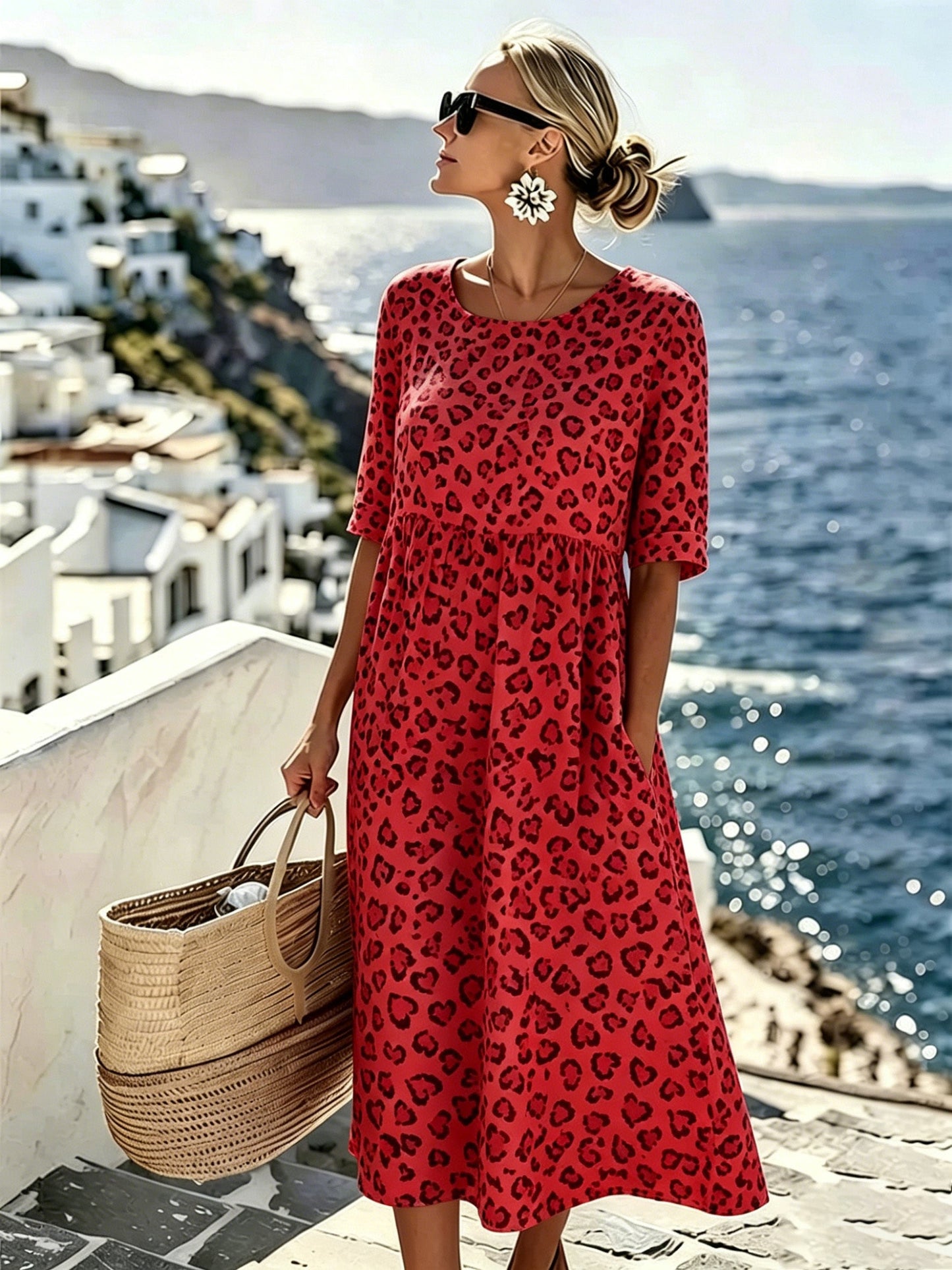 Serafina | Abito Midi Brezza Paisley