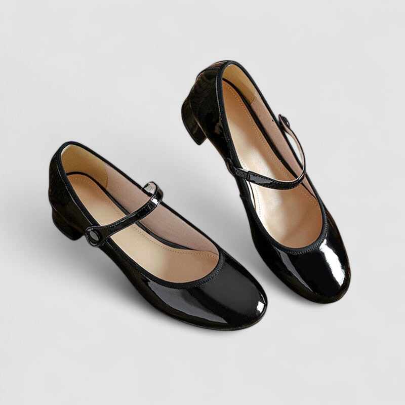 Nicole | Scarpe Mary Jane Retrò Slanciate