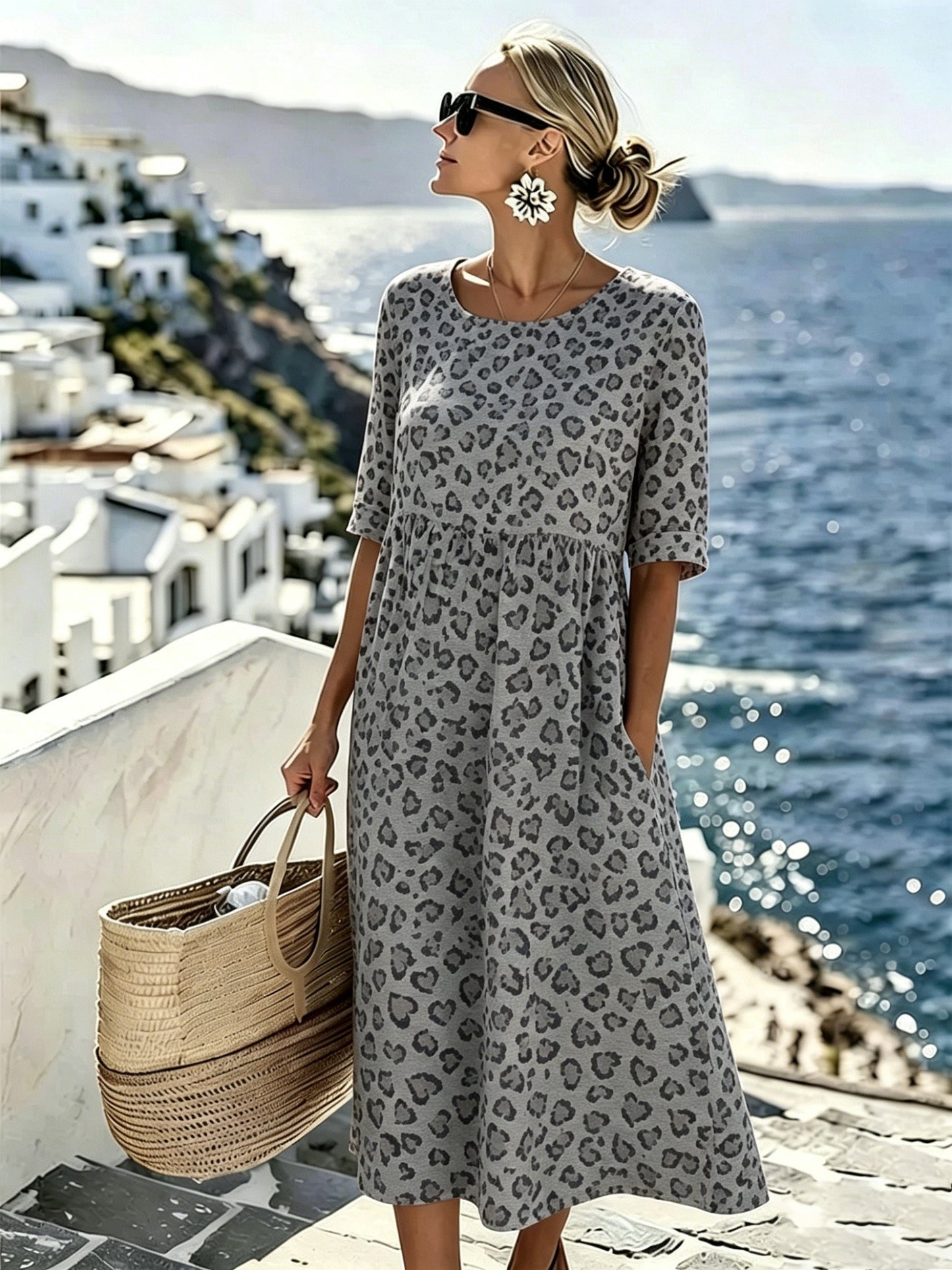 Serafina | Abito Midi Brezza Paisley