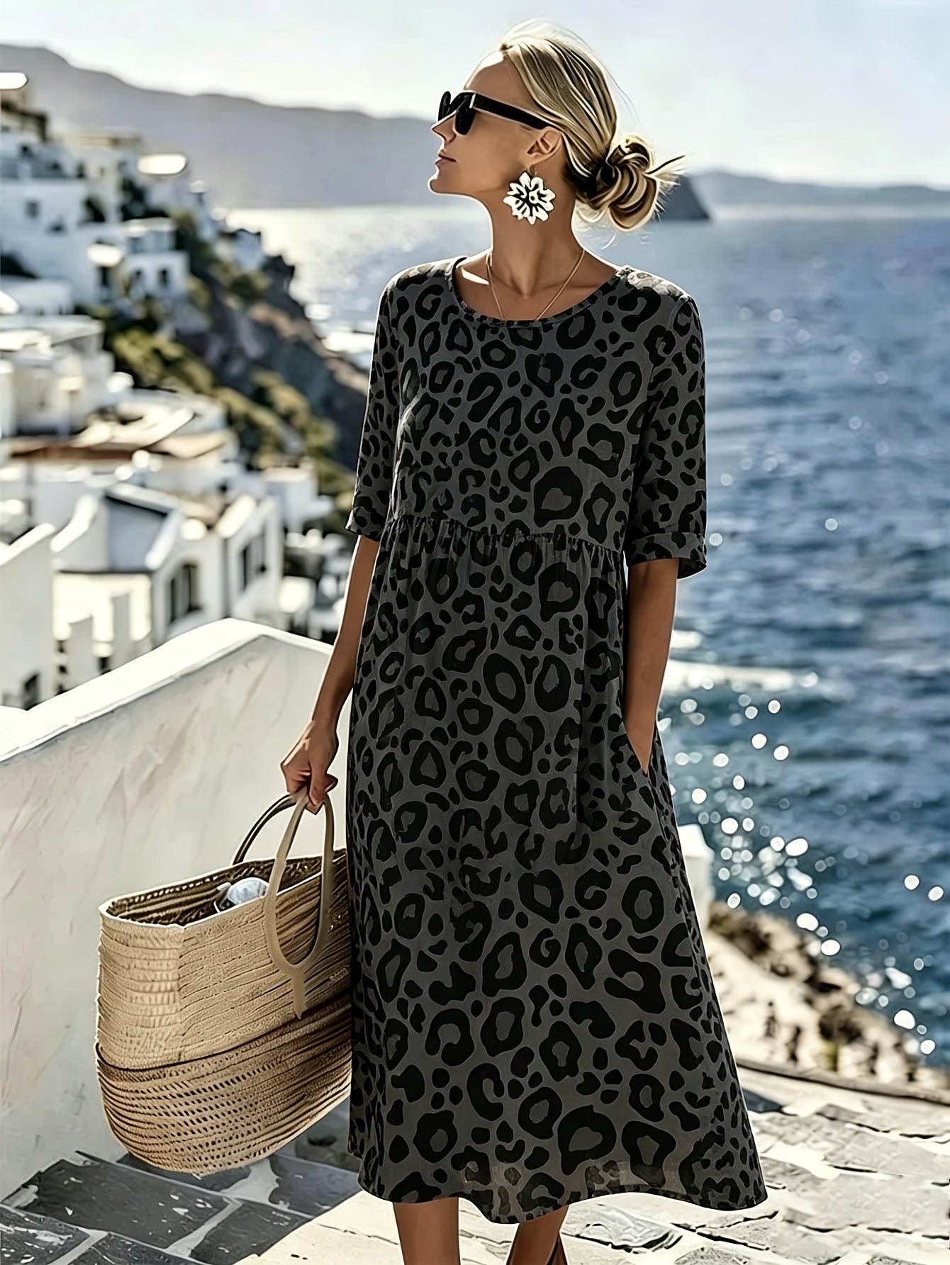 Serafina | Abito Midi Brezza Paisley