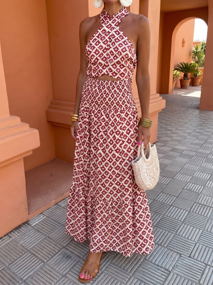 Tatiana | Elegante Completo con Spalle Scoperte
