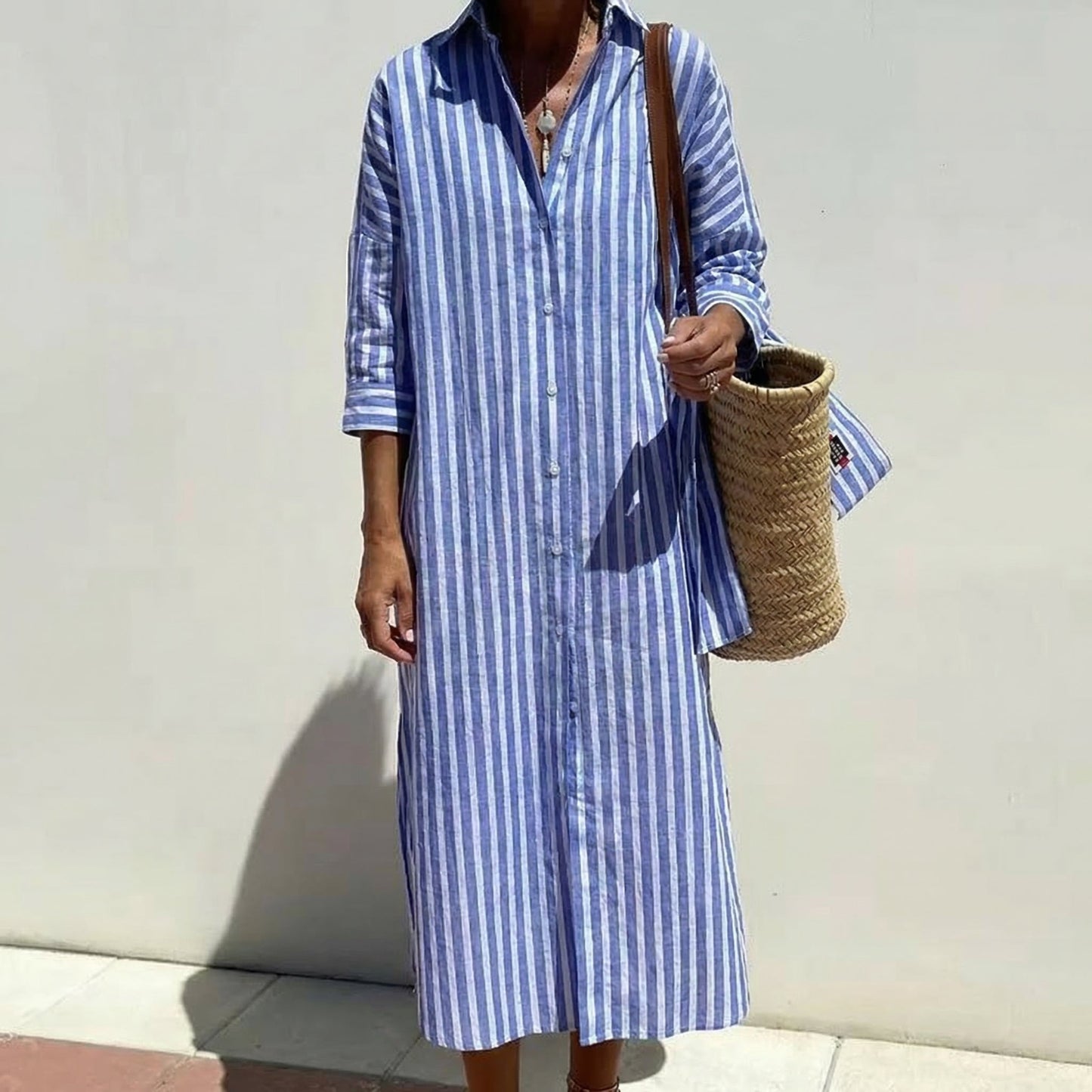 Clara | Abito Camicia a Righe