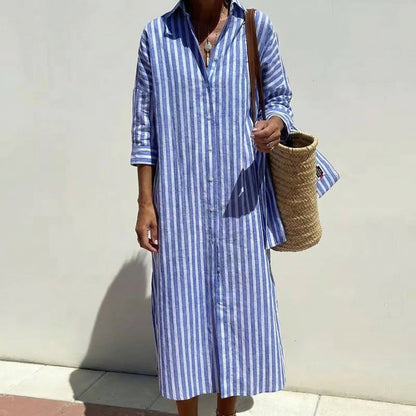 Clara | Abito Camicia a Righe