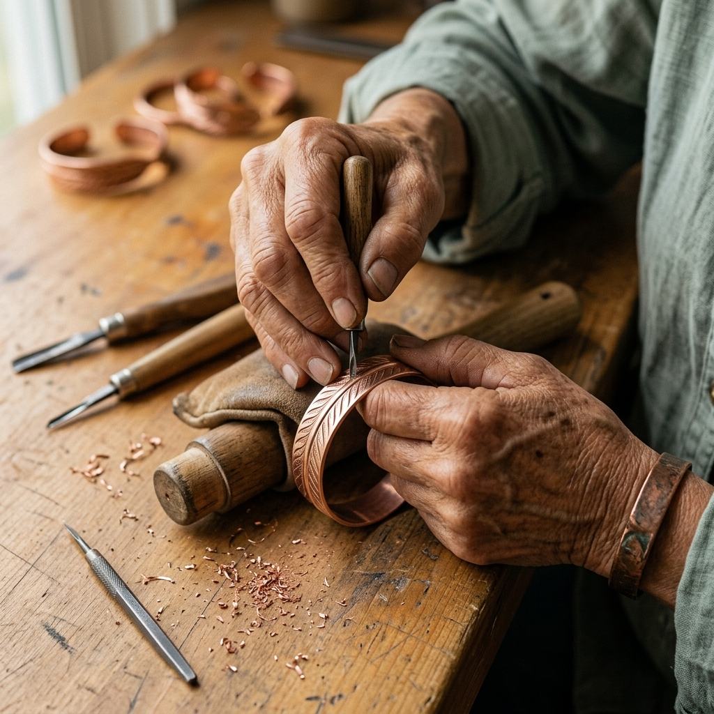 Teresa | Bracciale in Rame Radice