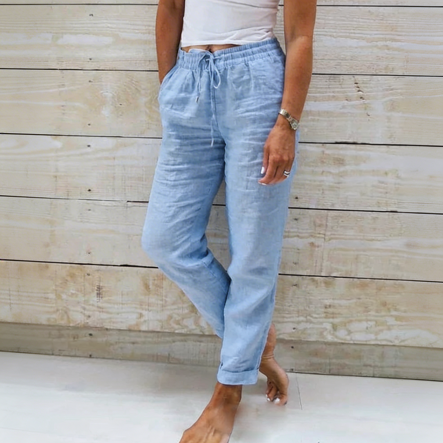 Rita | Pantaloni Comodi con Coulisse