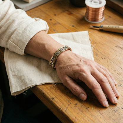 Lucia | Bracciale in Rame Intreccio