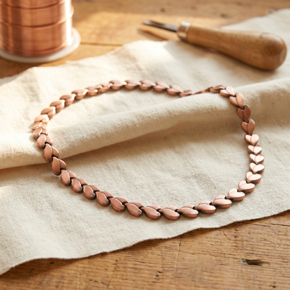 Rosaria | Collana in Rame Rovo