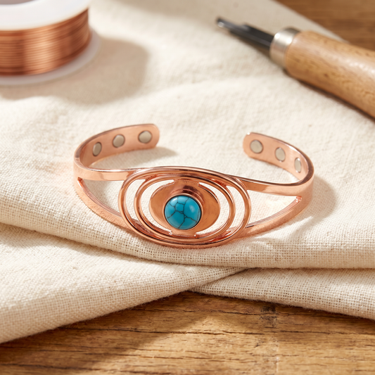 Anna | Bracciale in Rame Giunco