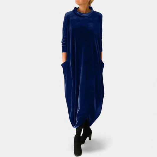 Maria | Abito Maxi Elegante in Velluto