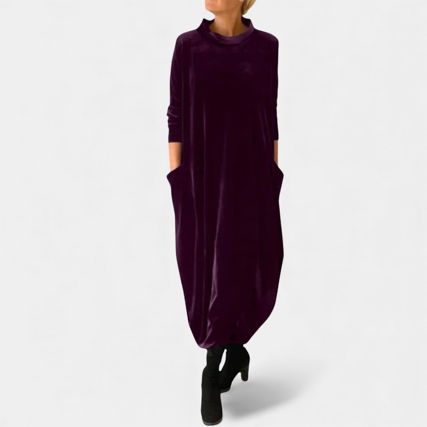 Maria | Abito Maxi Elegante in Velluto