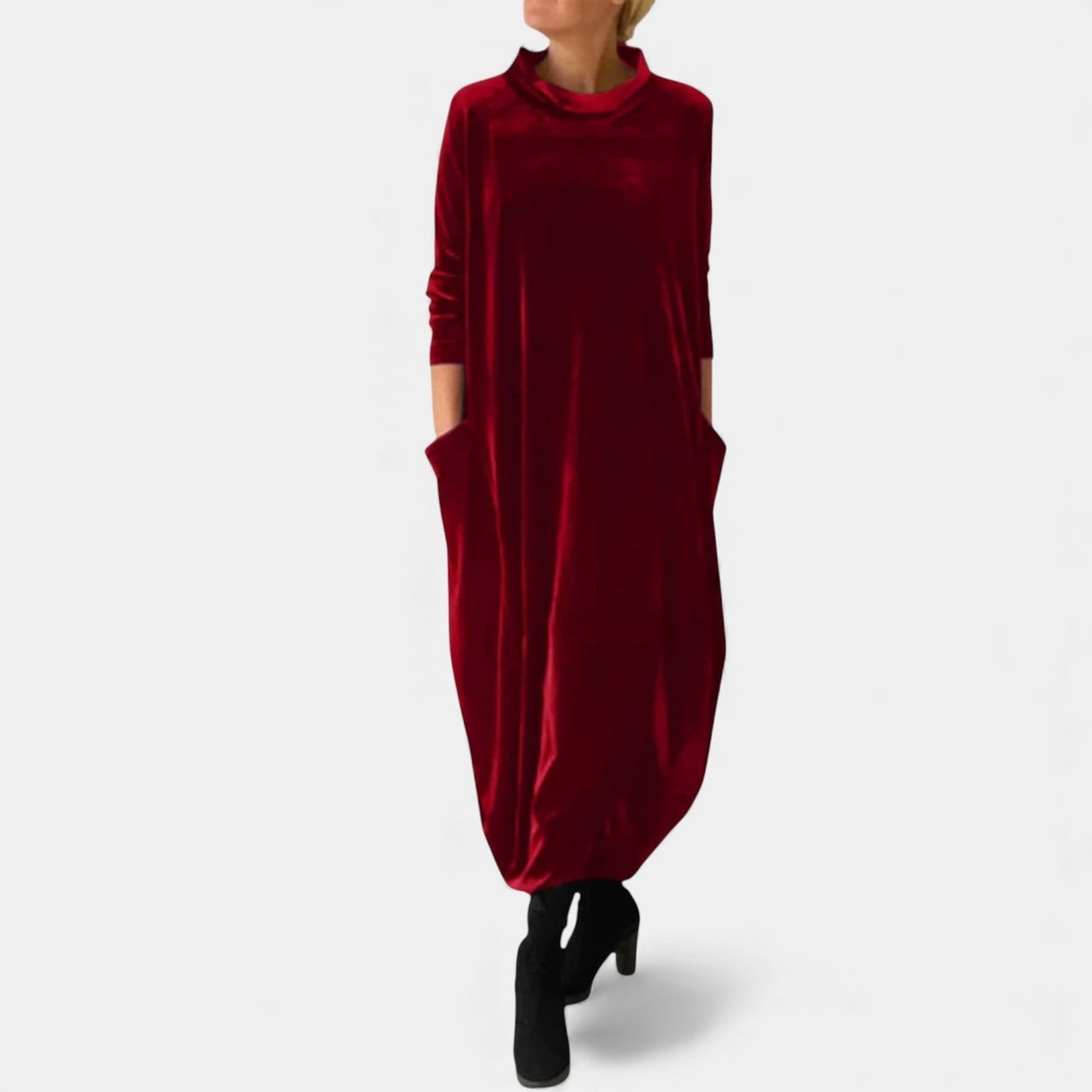 Maria | Abito Maxi Elegante in Velluto